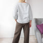 Linen Blouse Oversize GRETA With Wide Sleeves
