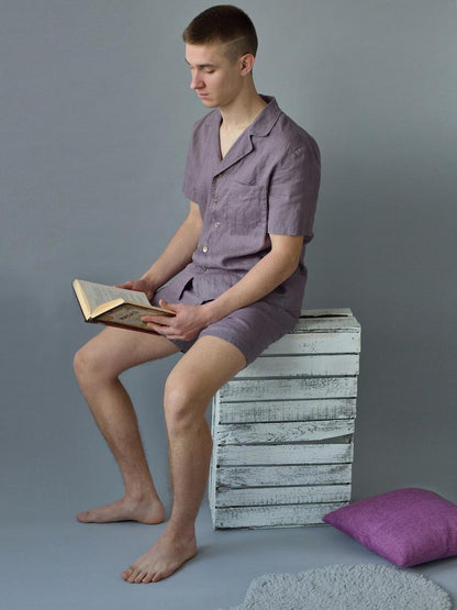 Linen BOXER Shorts Men's/ Organic Underwear for Him