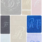 BE PERSONALIZED/ Monogram Your Initials On Your Shirt, Pajama , Bag Or Any Other Clothing/ Embroidered By Hands Monograms/