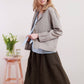 Linen Long Blazer DARIA/ Flax Jacket Casual