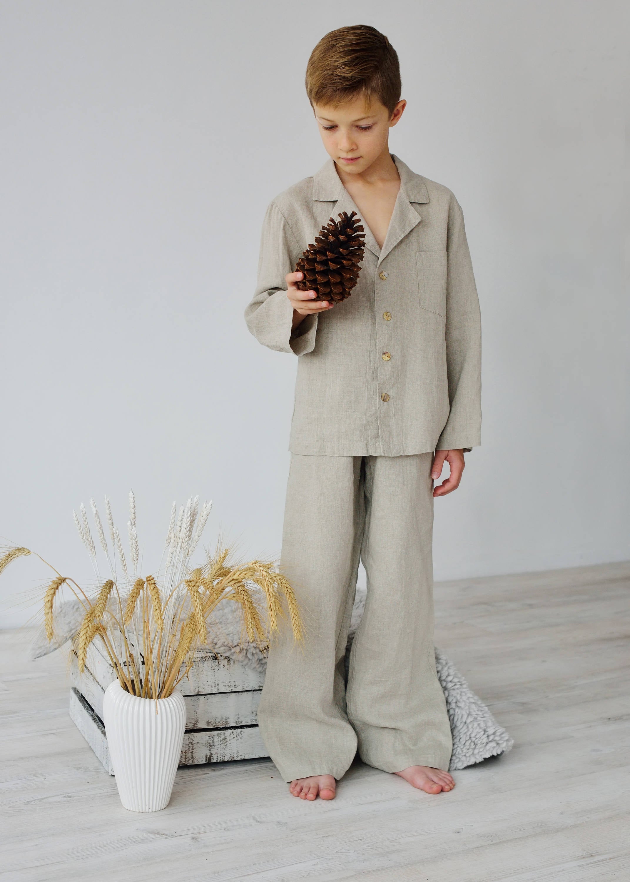 Linen pj online sets