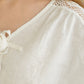 Linen Long Dress AMELIA with Laced Front