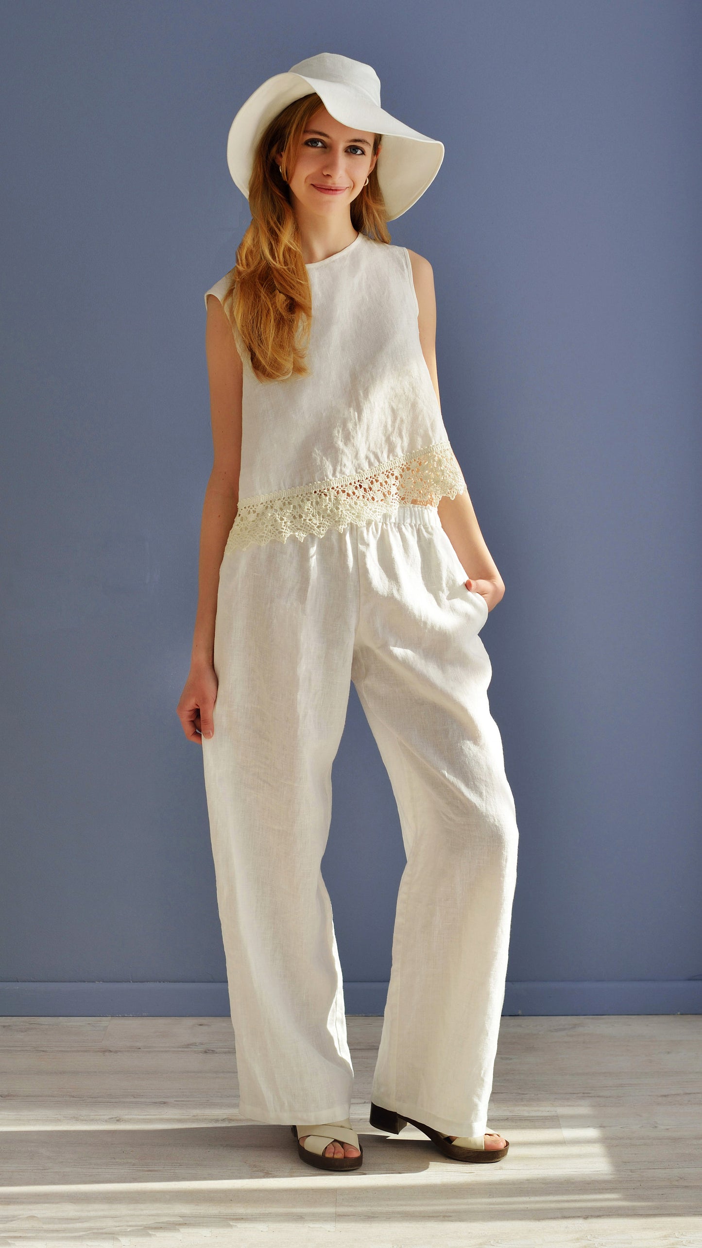 Linen Pants Suit SERENA