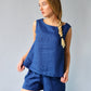 Pure Linen BOXER Shorts Low Rise/ Linen Sleep Shorts