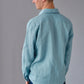 Linen Classic Shirt For Men with Long Sleeves
