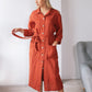Linen Long Loose Blazer SANDI /Linen Shirt Dress