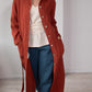 Linen Long Loose Blazer SANDI /Linen Shirt Dress