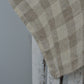 Linen Natural Napkins Checkered in Rough Quality Undyed Flax