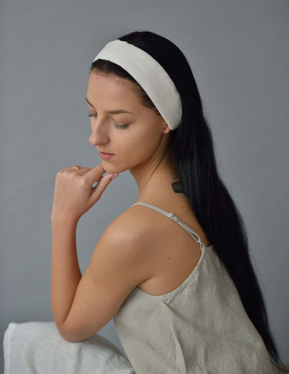 Linen Soft Headband/ Hair Band Organic