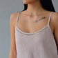 Linen Organic Slip MONA with Laced Front