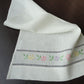 Linen Towel FLOWERY Handembroidered/Guest Towel Linen/ Hand Towel Flax/ Face Towel/ Dish Towel Linen/Luxury Linen/