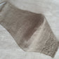 Occasional Linen Face Mask Laced/ Reusable Organic Mask With filter pocket