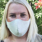Linen Face Mask for Adults/ Reusable Organic Mask With Filter Pocket