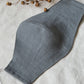 Linen Face Mask for Adults/ Reusable Organic Mask With Filter Pocket