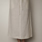 Linen Long Stright Skirt NORA with Back Split