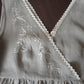 Linen Sleeveless Oversize Night Dress LIANA with Handmade Embroidery