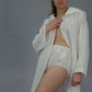 High Waisted Linen Natural Panties/Knickers for Women