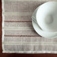 Linen Table Runner Sheer with 2-rows Handstitch at Ends/ Luxury Table Cover