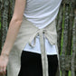 Linen Full Organic Apron Decorated With Linen Lace/ Luxury Linen For Her