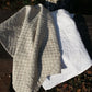 Linen kitchen/dish/hands/guest Towels Set of 2 in Checked design